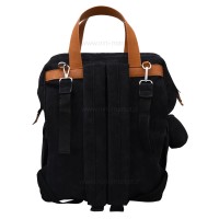 ساک لوازم کوله ای لاکچری کبریتی رنگ مشکی برندQz