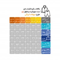 ست دوتکه سویشرت و شلوار طرح حیوانات آبرنگی رنگ طوسی برند رابو Raboo