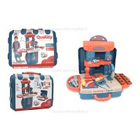 اسباب بازی میز ابزار دریل برقی کیفی  کد 21-008 برند Quality