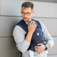 آغوشی مدل LSLA رنگ مشکی کیکابو Kikkaboo