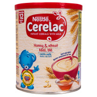 سرلاک نستله Nestle با طعم عسل و گندم همراه با شیر 400 گرم