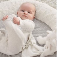 تشک بازی کودک طرح خرس رنگ کرم برند بیبی فور لایف Baby 4 Life