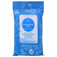 دستمال مرطوب پاک کننده وسایل کودک 40 عددی دکتر براون Dr.brown