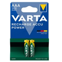 باتری نیم قلمی شارژی سبز دو عددی 1000 آمپر varta
