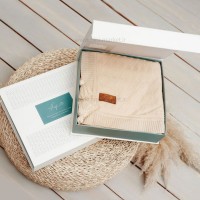 پتو بافت داخل خزدار رنگ کرم لیسا دیاموند Lisa Diamond