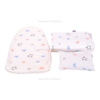 تشک آنتی رفلاکس 5 کاره ایسیز isiz طرح ستاره رنگ آبی صورتی