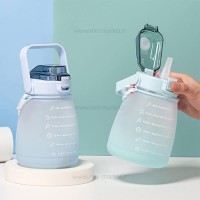 بطری آب 1400 ميل رنگ آبی خارجی