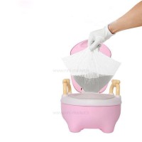لگن آموزشی طرح گاو شاخدار رنگ صورتی برند خارجی