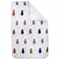 زيرانداز تعويض طرح خرس رنگ طوسي ايسيز