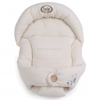 قنداق سوئیسی طرح مرغابی موسلین رنگ کرم isiz