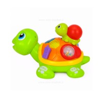 لاکپشت موزیکال رنگ سبز کد 868 هولی تویز Huile Toys