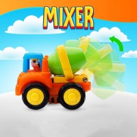 ماشین ميکسر قدرتي هولي تويز huile toys رنگ نارنجی