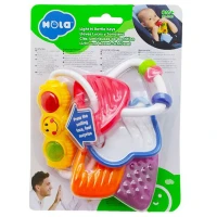 جغجغه دندانگیر دار طرح دسته کلید هولی تویز Hola toys