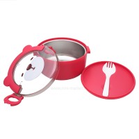 ظرف غذا خرس یک طبقه رنگ سرخابی برند خارجی