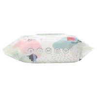 دستمال مرطوب درب دار 80 عددی آلوئورا کیکابو kikkaboo