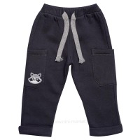 بلوز شلوار پسرانه طرح حیوانات رنگ زرد سرمه ای پاپو Papo